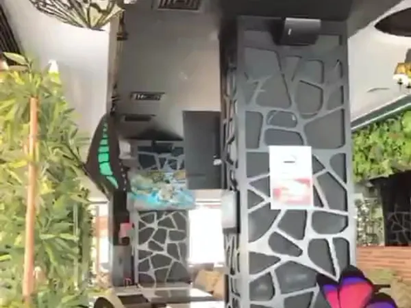 Red kitchen