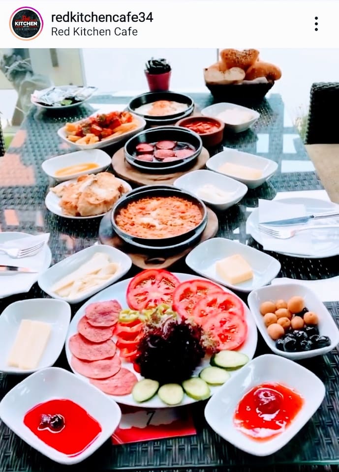Red kitchen