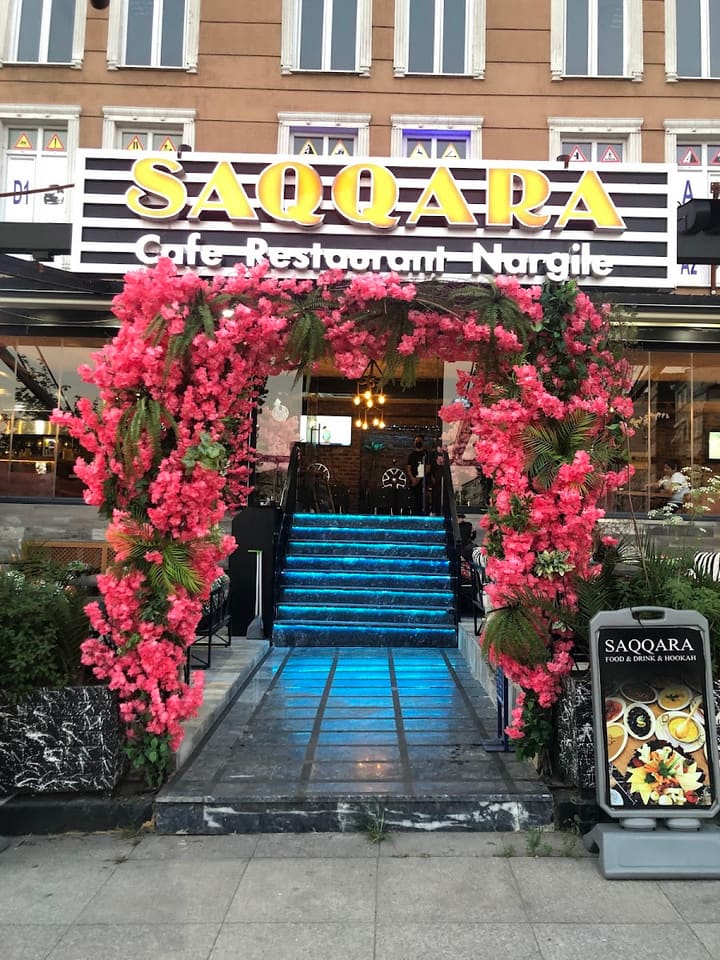 Saqqara Cafe Restaurant Hookah